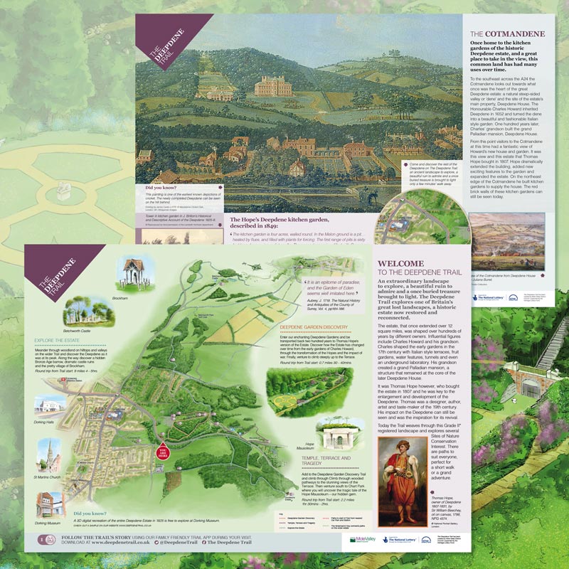 Deepdene Trail interpretation board